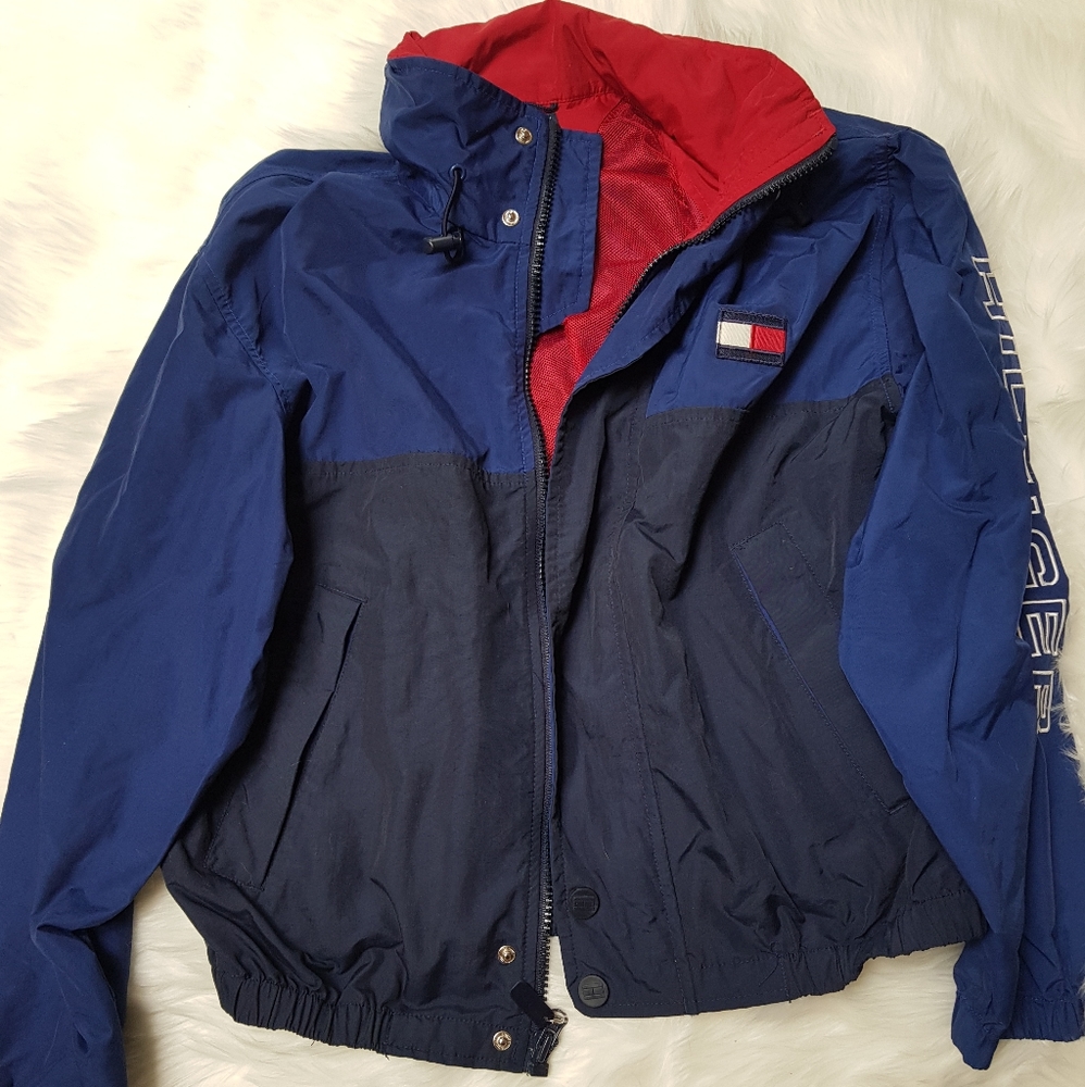 Vintage 1990s Tommy Hilfiger wind breaker Jacket